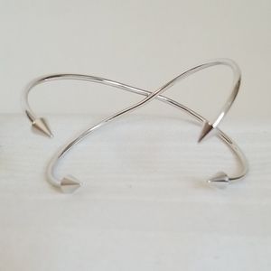 Silver Cuff Arrow Bracelet